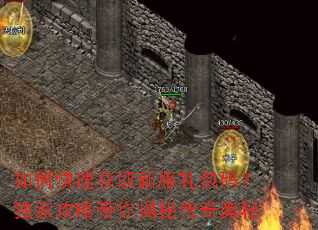 如何快速获取新服礼包码?独家攻略带你揭秘传奇奥秘 如何快速获取新服礼包码?独家攻略带你揭秘传奇奥秘