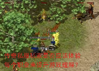 传奇私服玩家是否应该体验每个职业来提升游戏理解? 传奇私服玩家是否应该体验每个职业来提升游戏理解?