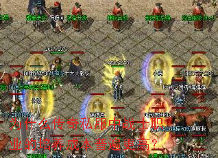 为什么传奇私服中战士职业的培养成本普遍更高? 为什么传奇私服中战士职业的培养成本普遍更高?