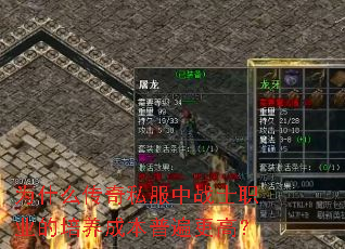 为什么传奇私服中战士职业的培养成本普遍更高? 为什么传奇私服中战士职业的培养成本普遍更高?