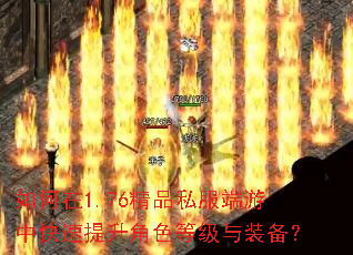 如何在1.76精品私服端游中快速提升角色等级与装备? 如何在1.76精品私服端游中快速提升角色等级与装备?