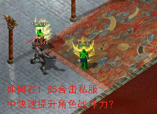 如何在1.85合击私服中快速提升角色战斗力? 如何在1.85合击私服中快速提升角色战斗力?